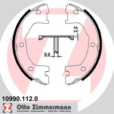 109901120 Zimmermann zapatas de frenos de tambor traseras