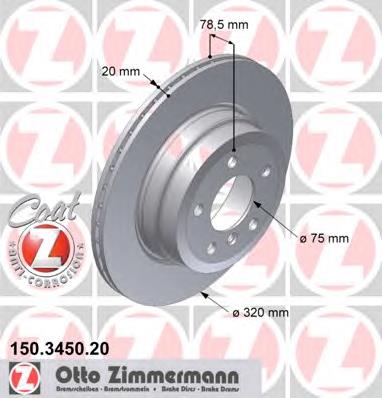Frenos traseros Zimmermann 150345020