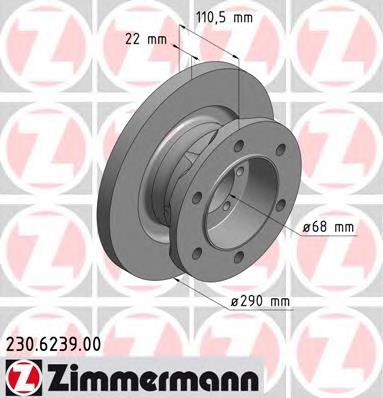 230623900 Zimmermann freno de disco delantero