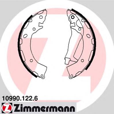 10990.122.6 Zimmermann zapatas de frenos de tambor traseras