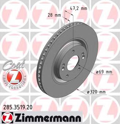 Frenos delanteros Zimmermann 285351920 precio, desde 57,49 EUR