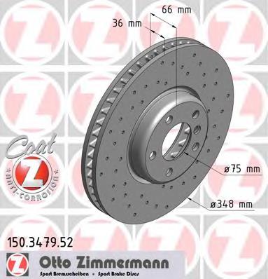 Frenos delanteros Zimmermann 150347952 precio, desde 97,28 EUR