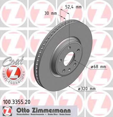 Frenos delanteros Zimmermann 100335520 precio, desde 72,60 EUR