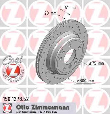 Frenos traseros Zimmermann 150127852