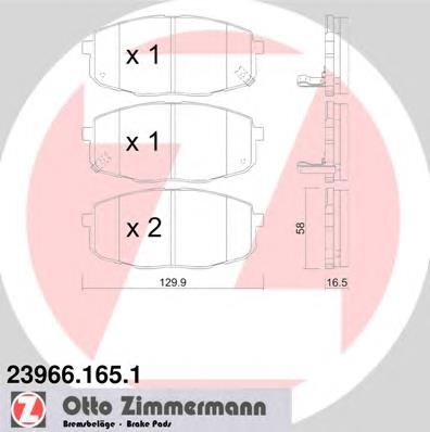 239661651 Zimmermann Pastillas delanteras