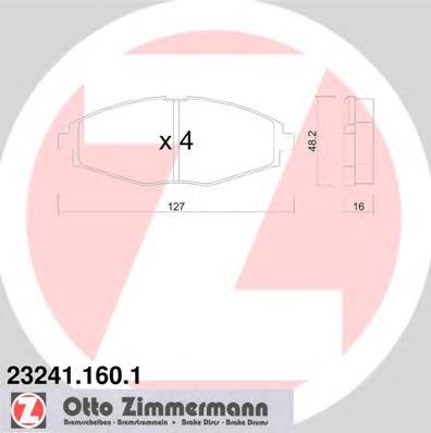 232411601 Zimmermann Pastillas delanteras