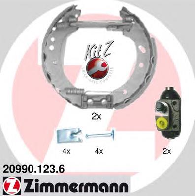 Zapatas de frenos de tambor traseras FMK552 Ferodo