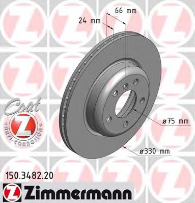 Frenos delanteros Zimmermann 150348220 precio, desde 105,15 EUR