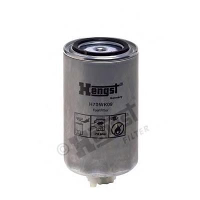 Filtro de gasoil Hengst H70WK09