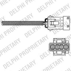 Sonda Lambda Sensor De Oxigeno Post Catalizador ES2024512B1 Delphi