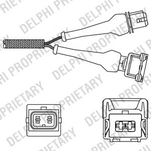 Sonda Lambda ES2024012B1 Delphi