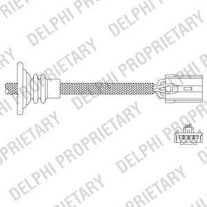 Sonda Lambda Sensor De Oxigeno Post Catalizador ES1103812B1 Delphi