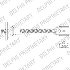 Sonda Lambda Sensor De Oxigeno Post Catalizador ES1103712B1 Delphi