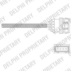 ES11036-12B1 Delphi sonda lambda sensor de oxigeno para catalizador