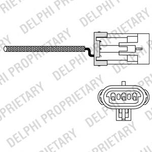 Sonda Lambda Sensor De Oxigeno Para Catalizador ES1098812B1 Delphi