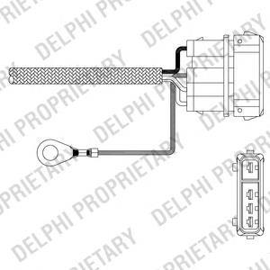 Sonda Lambda ES1101012B1 Delphi