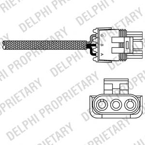 ES10968-12B1 Delphi sonda lambda