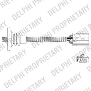 ES11044-12B1 Delphi sonda lambda sensor de oxigeno post catalizador