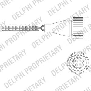 Sonda Lambda ES1104712B1 Delphi