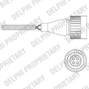 Sonda Lambda ES1104812B1 Delphi