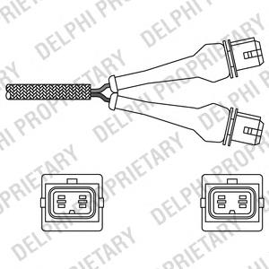 ES20229-12B1 Delphi sonda lambda