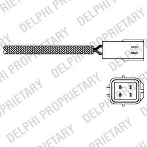 ES20038-12B1 Delphi sonda lambda sensor de oxigeno para catalizador