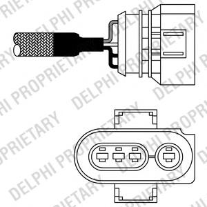 Sonda Lambda ES1098012B1 Delphi