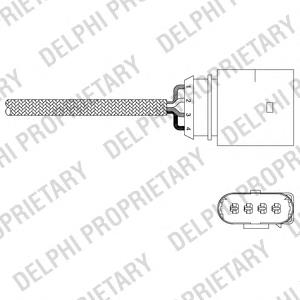 ES20340-12B1 Delphi sonda lambda sensor de oxigeno post catalizador