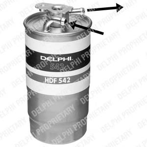 HDF542 Delphi filtro combustible
