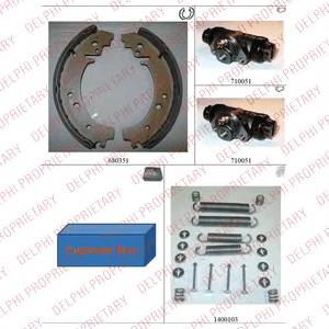 Comprar H41001 Brembo Kit de frenos de tambor, con cilindros, completo