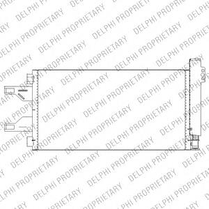 TSP0225676 Delphi condensador aire acondicionado