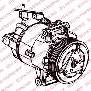 Compresor de ac Delphi TSP0155927