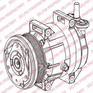 TSP0155953 Delphi compresor de aire acondicionado