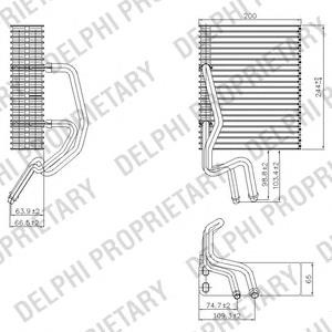 Evaporador, aire acondicionado 7701205748 Renault (RVI)