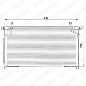 Condensador aire acondicionado TSP0225472 Delphi