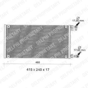 TSP0225272 Delphi condensador aire acondicionado