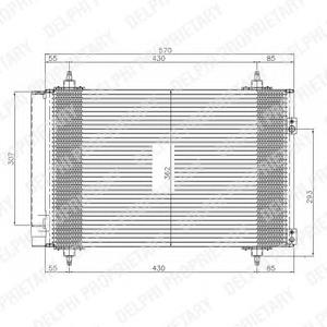Comprar TSP0225548 Delphi Condensador de aire acondicionado