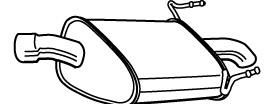 Comprar 24421936 Peugeot/Citroen Silenciador trasero