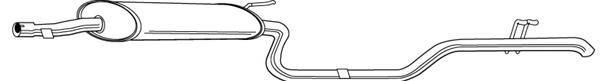 Comprar 02037 Asmet Silenciador trasero
