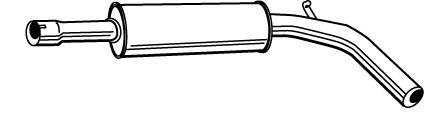 Comprar 6N0253209B VAG Silenciador central