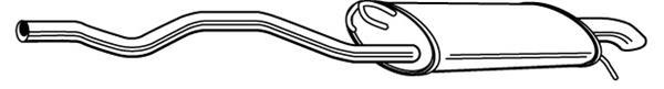Comprar 7H0253609AC VAG Silenciador trasero