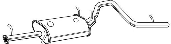 Silencioso trasero Suzuki 1430065D01