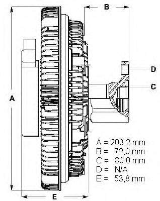 LK106 Beru embrague, ventilador del radiador