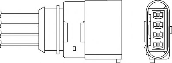 Sonda Lambda Sensor De Oxigeno Post Catalizador OPH051 Beru