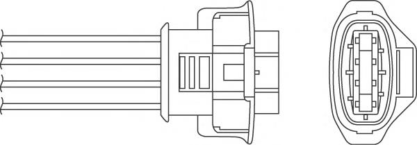 Sonda Lambda Sensor De Oxigeno Post Catalizador OPH074 Beru