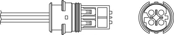 OPH045 Beru sonda lambda sensor de oxigeno post catalizador