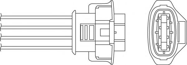 OPH080 Beru sonda lambda sensor de oxigeno para catalizador