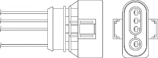 OPH023 Beru sonda lambda sensor de oxigeno para catalizador