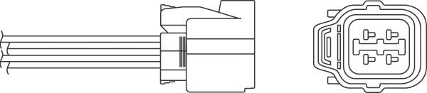 OPH032 Beru sonda lambda sensor de oxigeno post catalizador