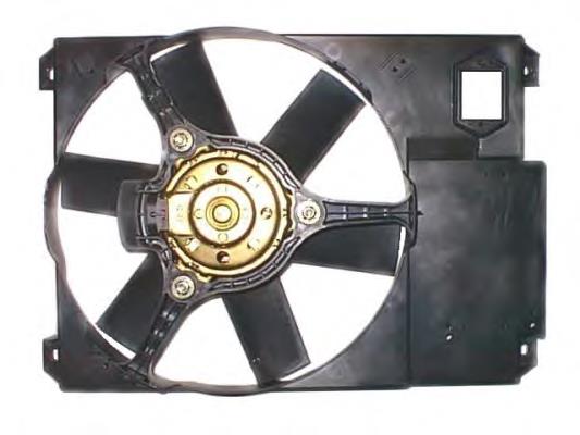 LE706 Beru difusor de radiador, ventilador de refrigeración, condensador del aire acondicionado, completo con motor y rodete